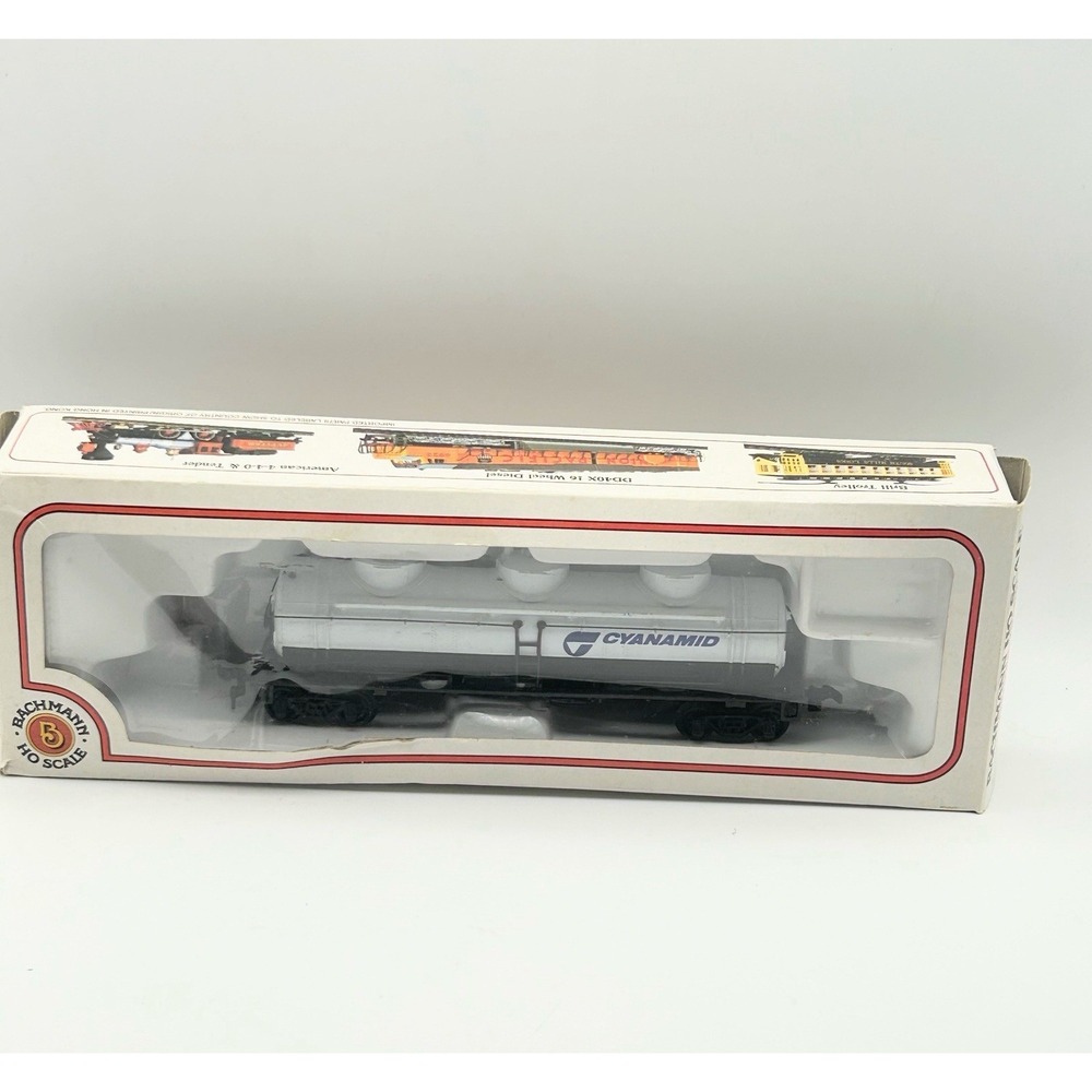 Bachmann HO Scale Tanker Car Tanker Car Cyanamid Train Pre-owned - Picture 2 of 8